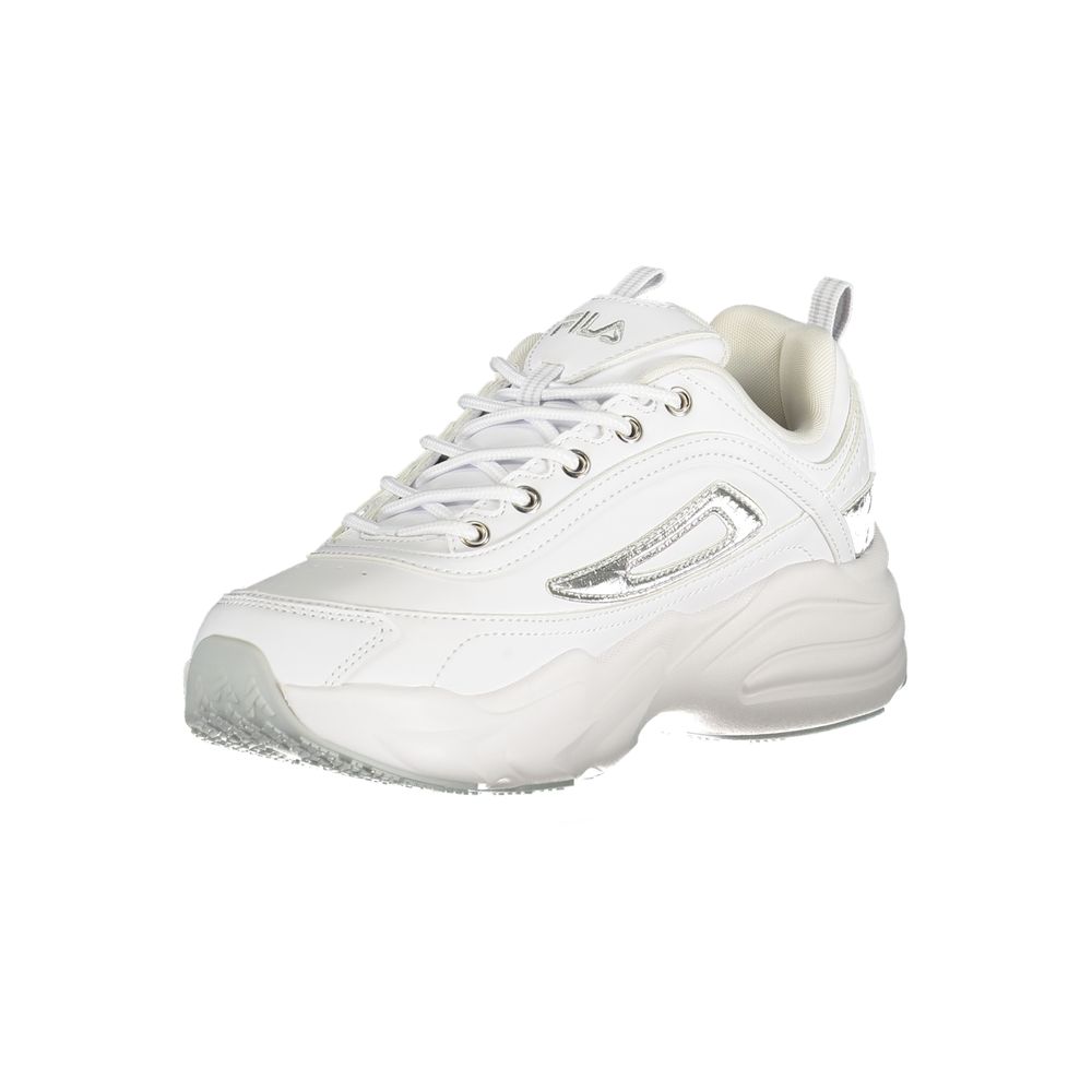 Fila White Polyurethane Women Sneaker