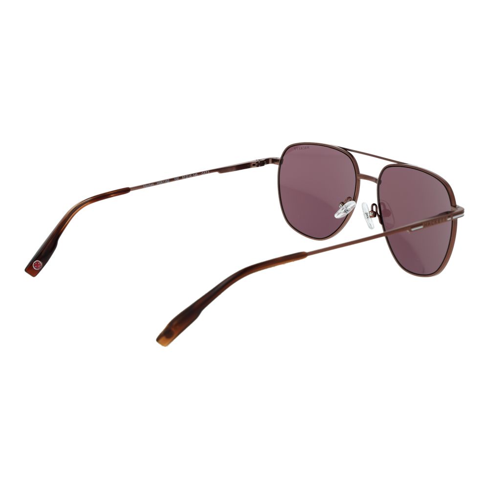 Hackett Brown Metal Sunglasses 1728,67345776800,Accessories,Brown,Glasses and Sunglasses - Accessories,Hackett,Men,New with tags,Sunglasses - Glasses and Sunglasses - Accessories