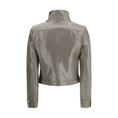 Courrèges Gray Cotton Full-Length Jacket 1728,72470364320,Clothing,Courrèges,Full-Length Jackets - Jackets & Coats - Clothing,Gray,IT36 | XS,IT40 | M,Jackets & Coats - Clothing,New with tags,Women
