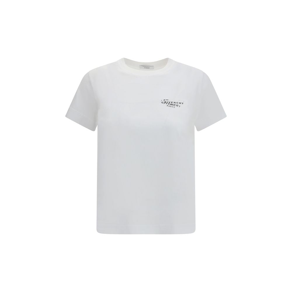 Givenchy White Cotton T-Shirt 1728,72470364320,Clothing,Givenchy,L,M,New with tags,T-Shirts - Clothing,White,Women