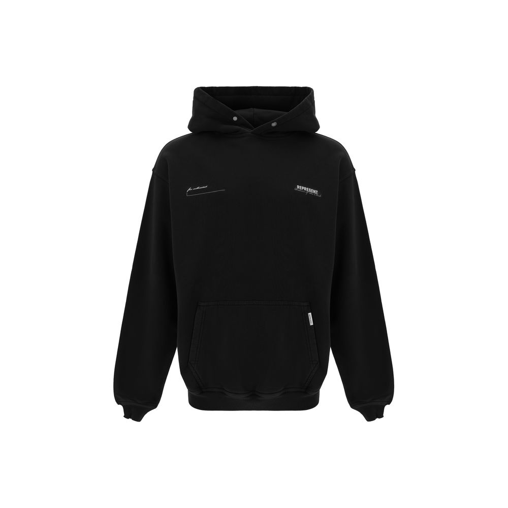 Represent Black Cotton Sweatshirt 1728,72470364320,Black,Clothing,Men,New with tags,Represent,Sweaters - Clothing,Sweatshirts - Sweaters - Clothing,XL