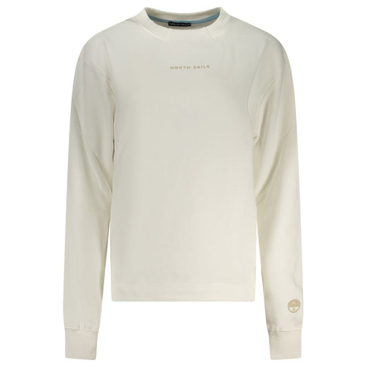 North Sails White Cotton Women Sweatshirt
