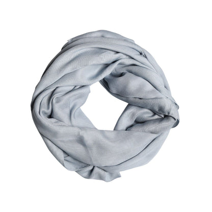 Dolce & Gabbana Light Blue Cashmere Knitted Shawl Scarf