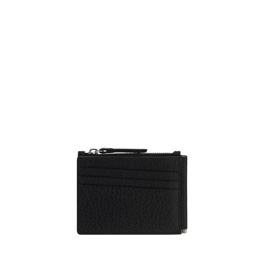 Margiela Black Calf Leather Bos Taurus Wallet 1728,72470364320,Accessories,Black,Margiela,New with tags,Wallets - Accessories,Wallets - Wallets - Accessories,Women