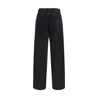 MM6 Black Cotton Athletic Pants 1728,72470364320,Athletic Pants - Pants - Clothing,Black,Clothing,L,M,MM6,New with tags,Pants - Clothing,Women