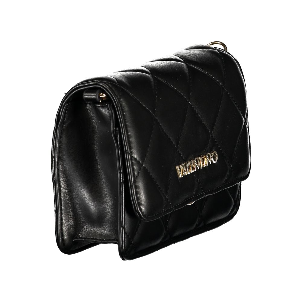 Mario Valentino Nero Polyurethane Women Shoulder Bag