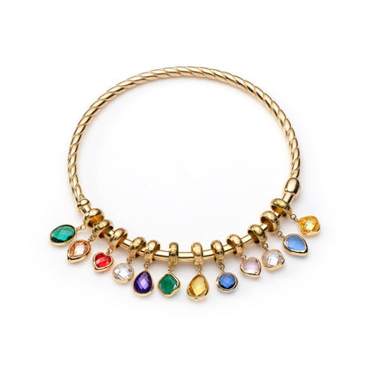 AN JEWELS JEWELRY Mod. AL.B2WI23SMC multicolor charm bracelet