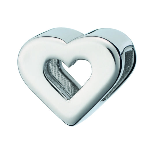 Heart-shaped charm from AN JEWELS JEWELRY Mod. AL.DLI02SS collection.