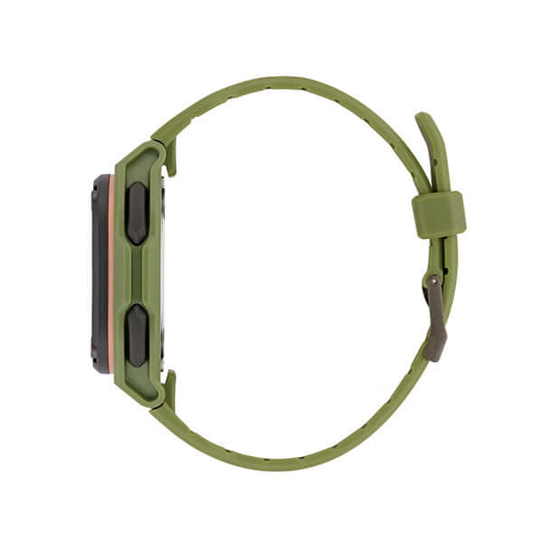 Front view with bag zipped and handles upright.
