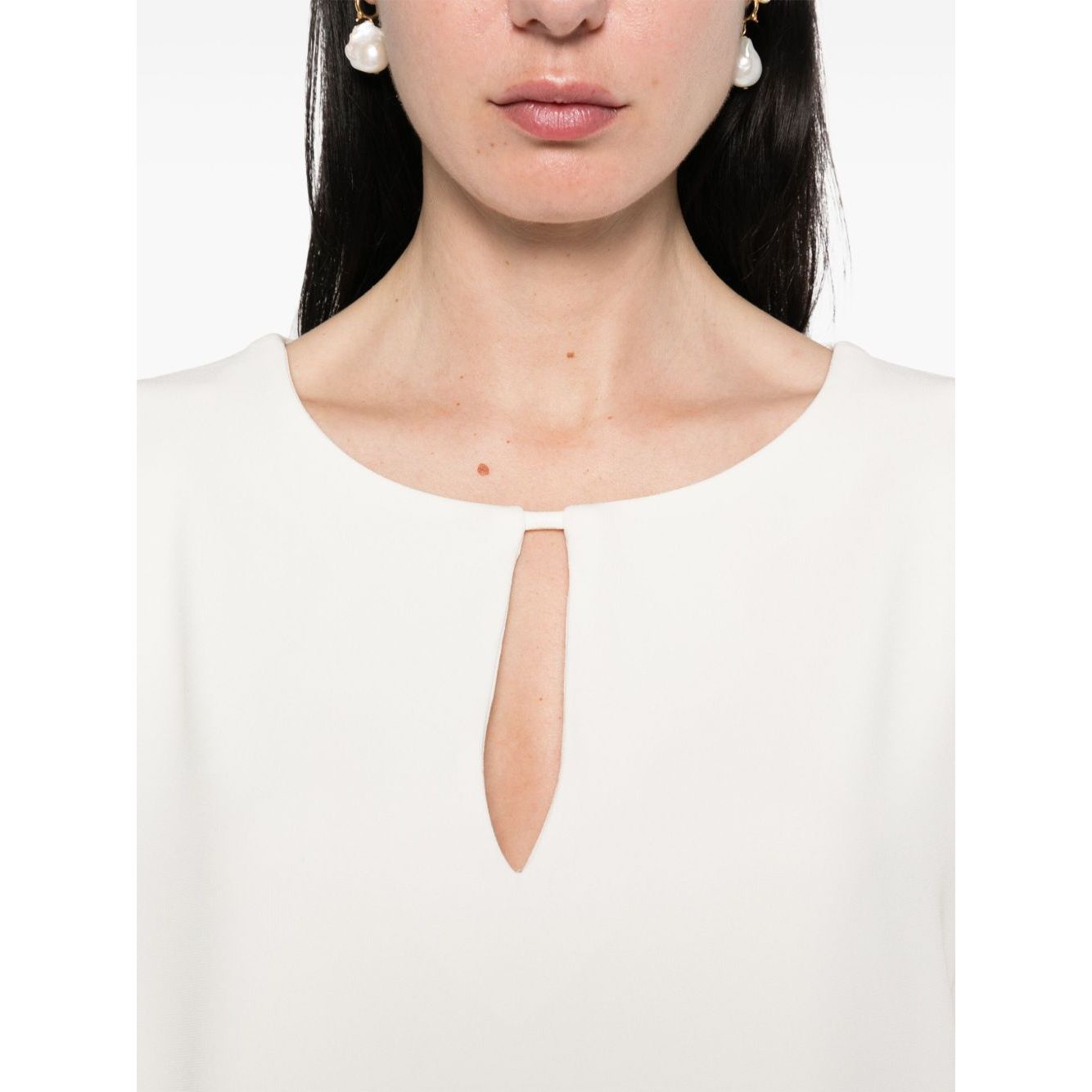Alberto Biani Blouse with teardrop opening