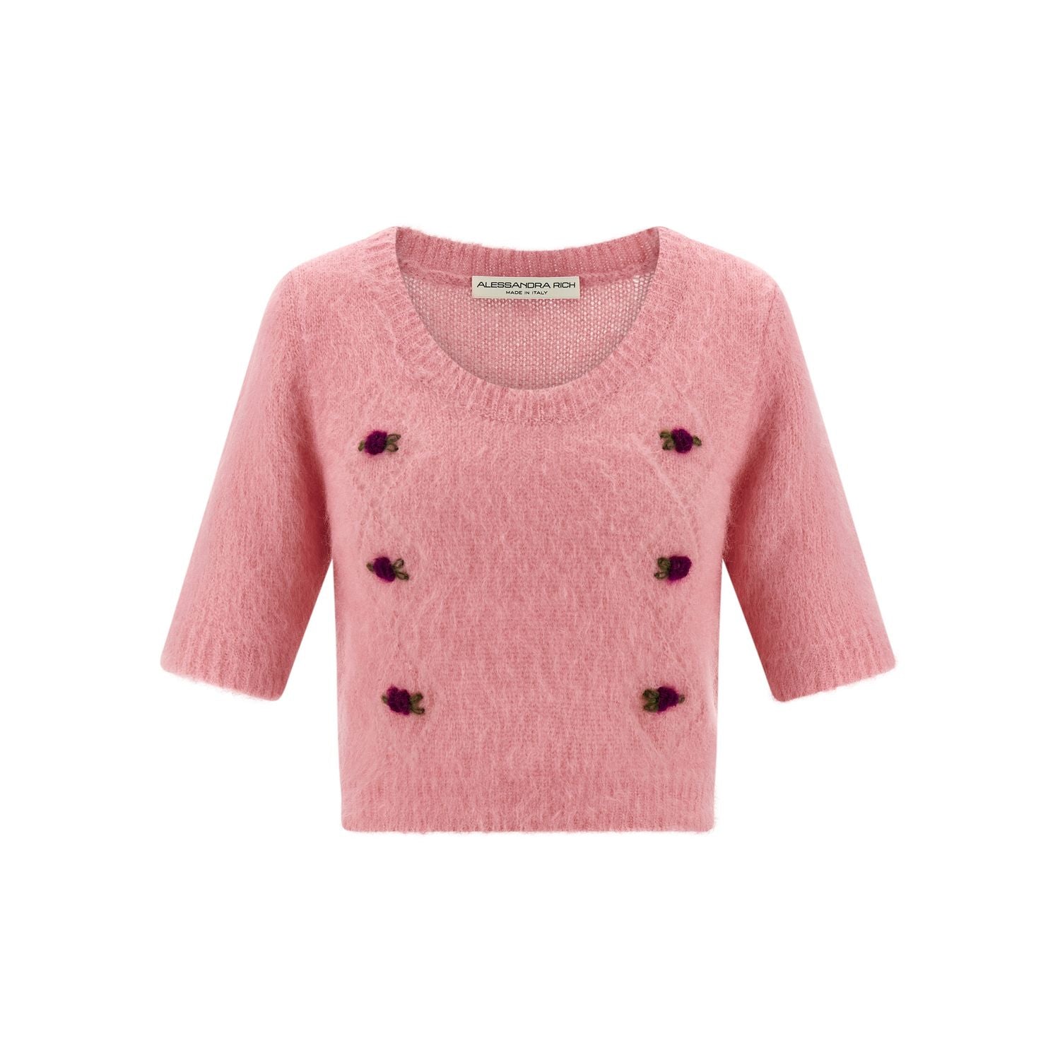 Alessandra Rich Multicolor Wool Cardigan