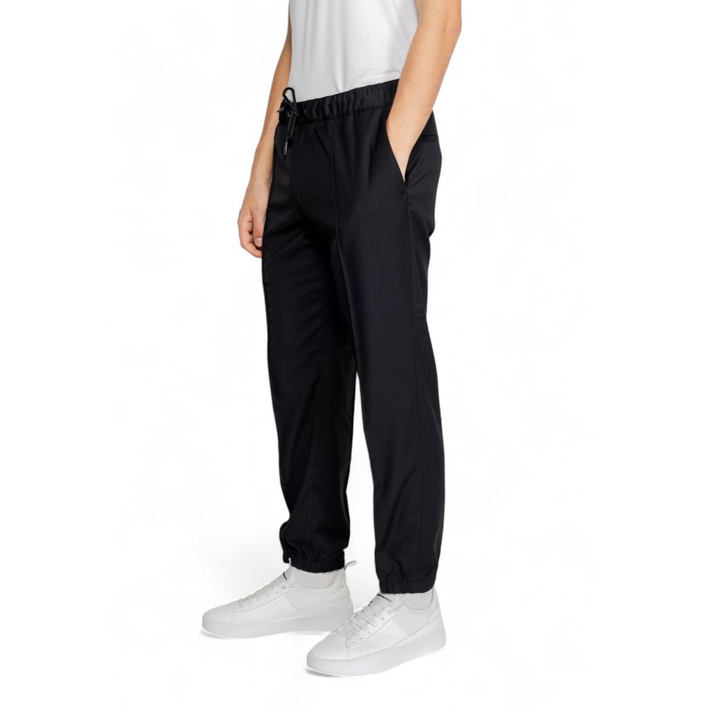 Armani Exchange Black Polyester Athletic Pants