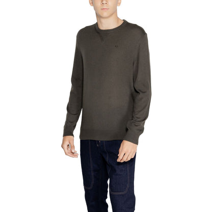 Armani Exchange Green Wool Sweatshirt