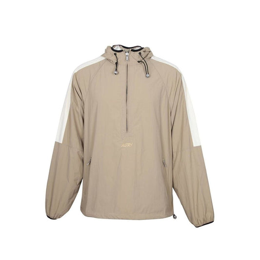 Autry Beige Nylon Shell Jacket 1728,75611013280,Autry,Beige,Clothing,Jackets & Coats - Clothing,M,Men,New with tags,S,Shell Jackets - Jackets & Coats - Clothing