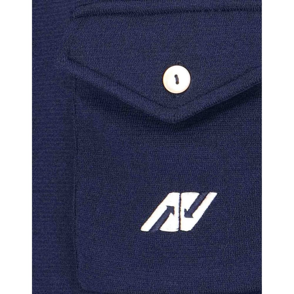 Autry Blue Nylon Cardigan 1728,75611013280,Autry,Blue,Cardigans - Sweaters - Clothing,Clothing,Men,New with tags,S,Sweaters - Clothing
