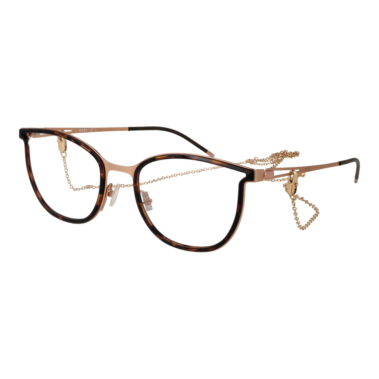BOSS MOD. BOSS 1393 5306J lady eyeglasses with gold chain accessory