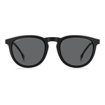 BOSS MOD. BOSS 1640_CS WITH CLIP ON sunglasses for gents, polyamide material, front view with clip-on feature, sleek design.