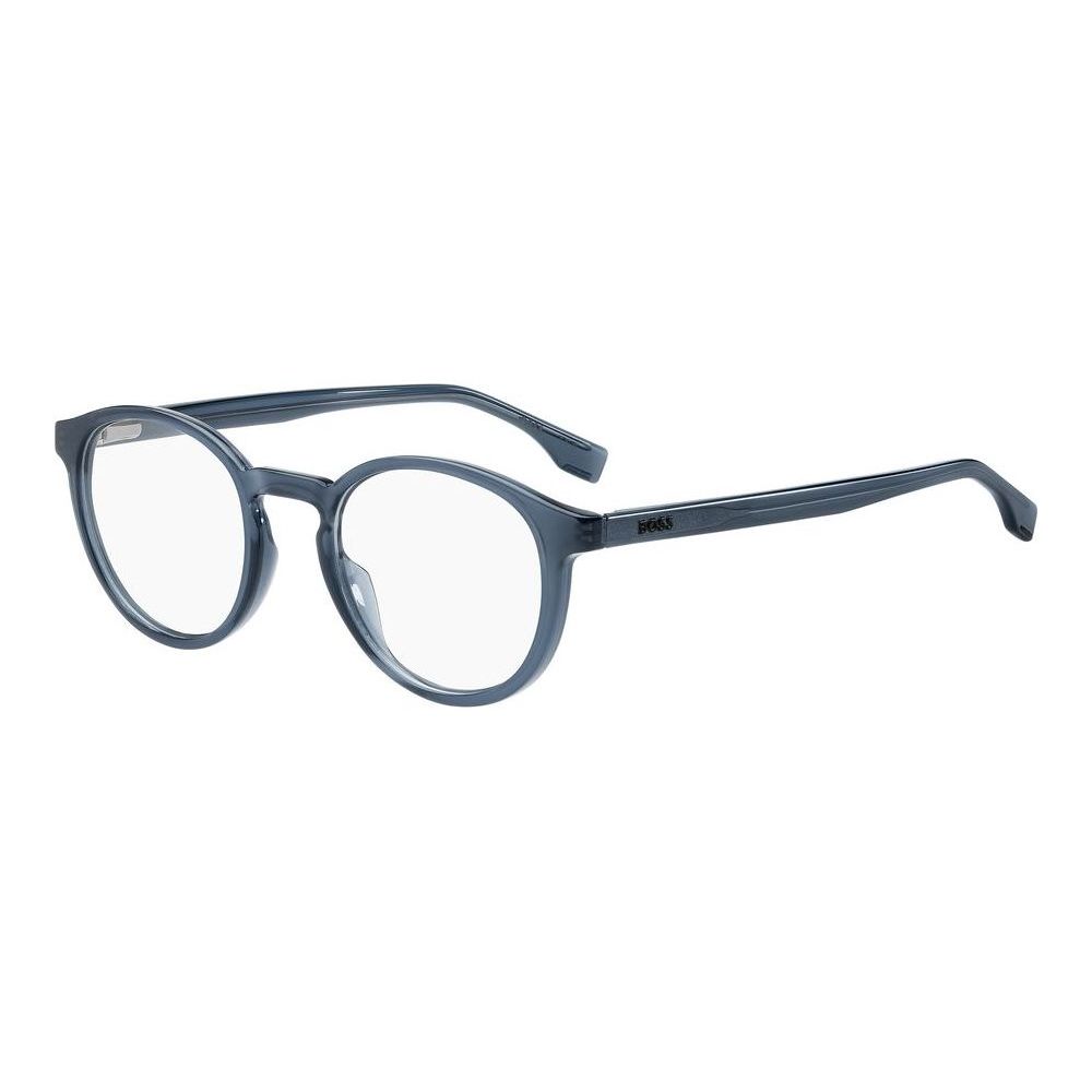 BOSS MOD. BOSS 1650 stylish blue gent glasses with round frames