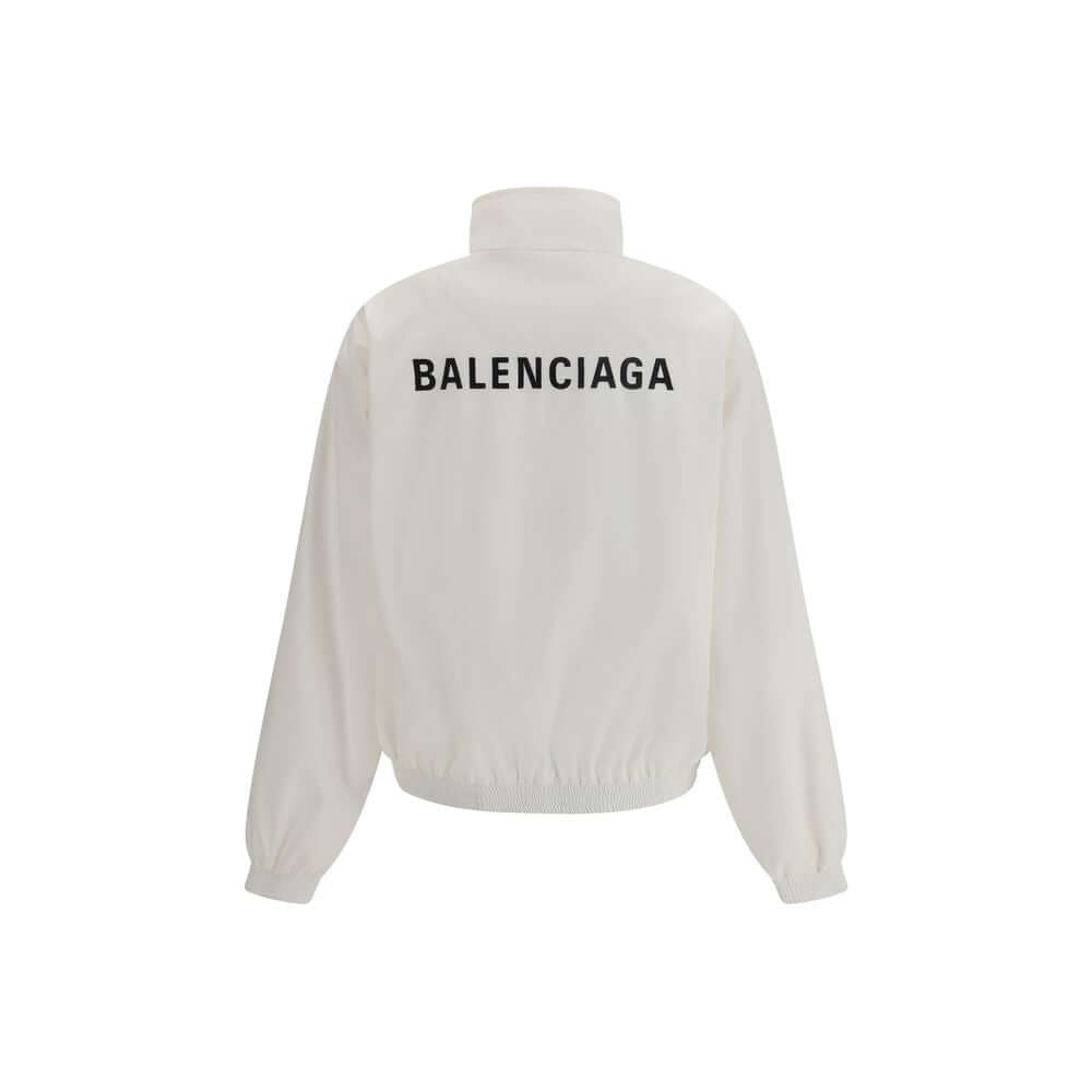 Balenciaga White Polyester Shell Jacket