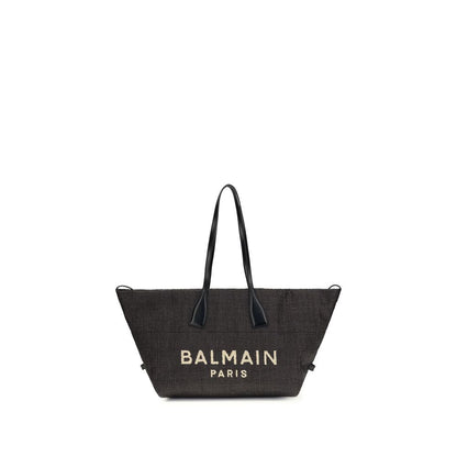 Balmain Black Raffia Shoulder Bag 1728,72470364320,Bags,Balmain,Black,New with tags,Shoulder Bags - Bags,Women
