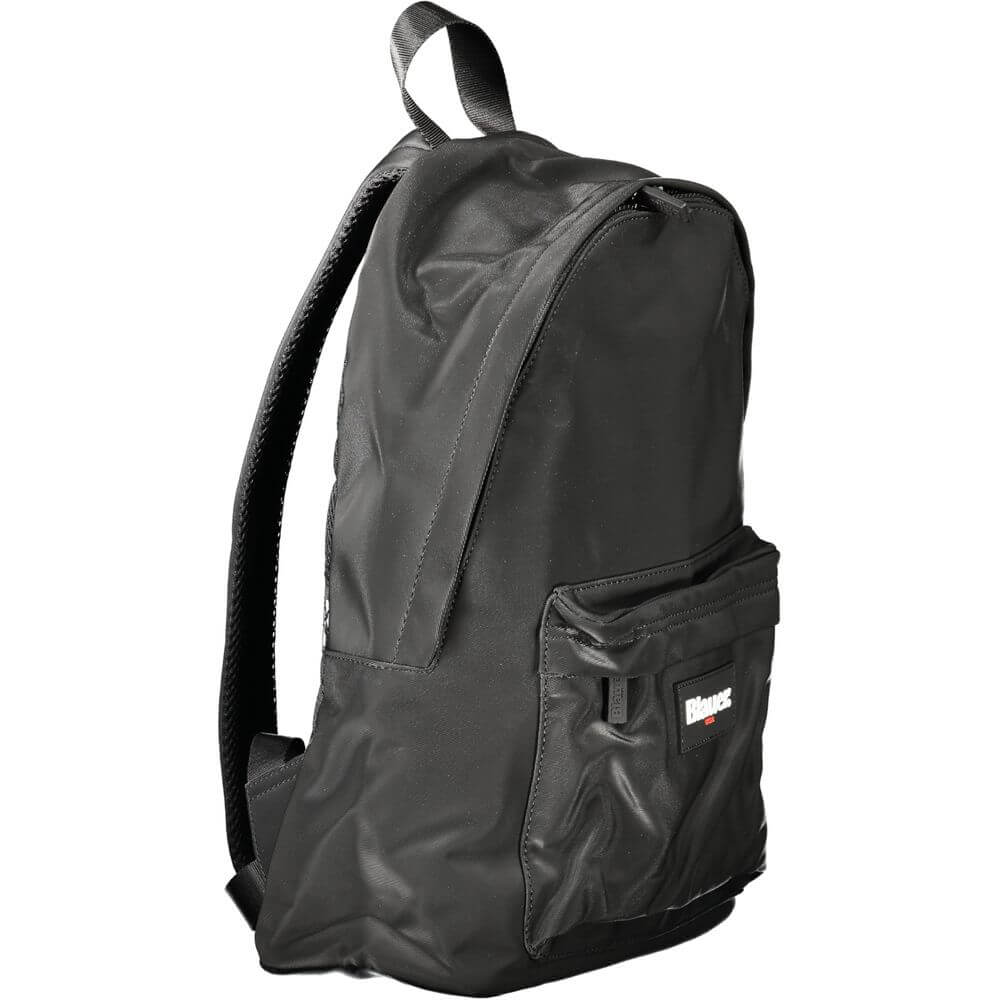 Front view with bag zipped and handles upright.