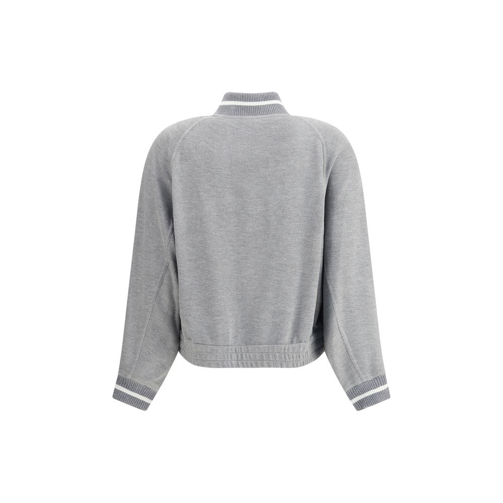 Brunello Cucinelli Gray Viscose Sweatshirt