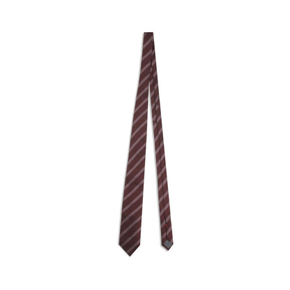 Brunello Cucinelli Red Silk Tie