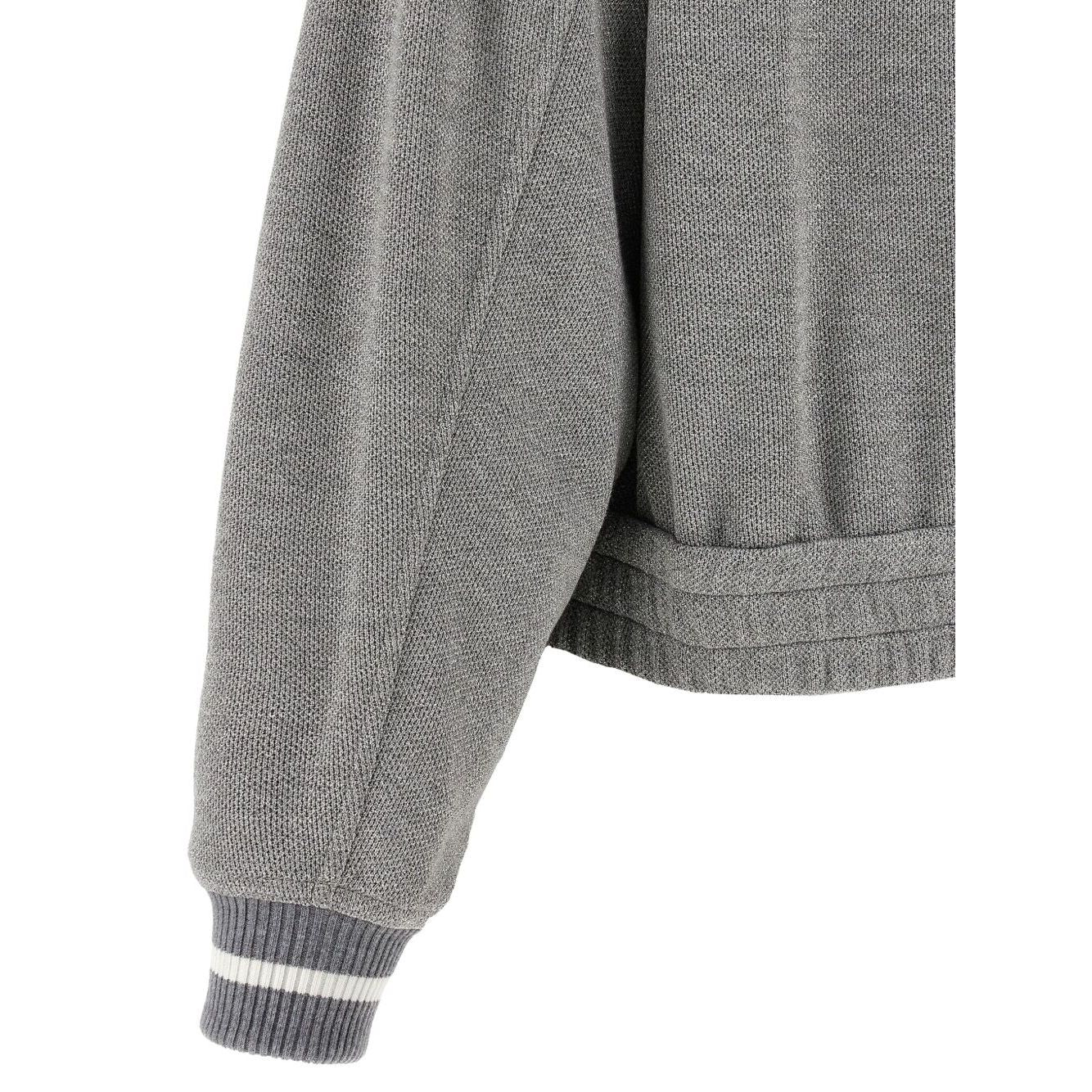 Brunello Cucinelli Ribbed-collar zip-up cardigan