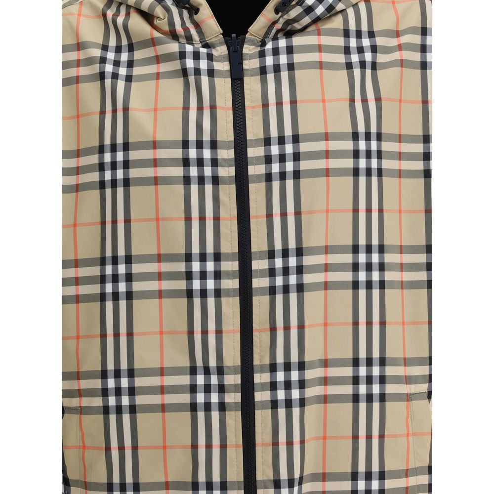 Burberry Multicolor Polyester Shell Jacket