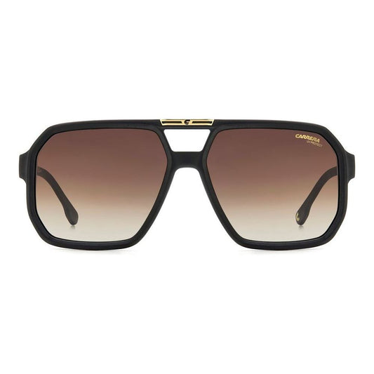 CARRERA MOD. VICTORY C 01_S gent sunglasses, front view in gradient brown, black frame highlighting bold design for stylish men.