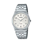 CASIO COLLECTION Mod. DATE - SILVER, gent's wristwatch with stainless steel bracelet, quartz movement, 5 ATM water resistance.