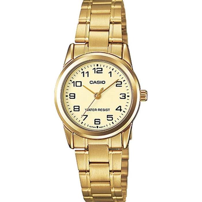CASIO COLLECTION Mod. LADY 3H. GOLD - CHAMPAGNE