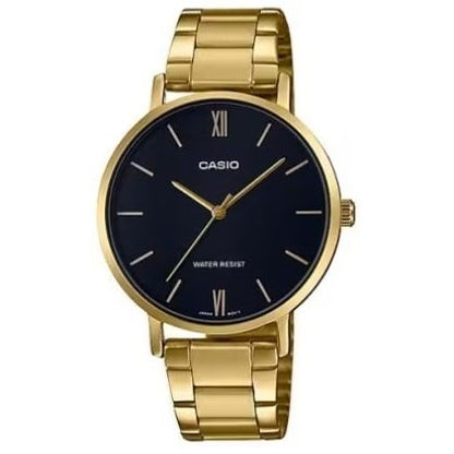 CASIO COLLECTION Mod. MINIMAL GOLD - BLACK WATCHES