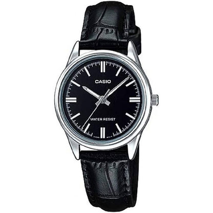 CASIO COLLECTION Mod. ONLY TIME LADY LEATHER - BLACK WATCHES