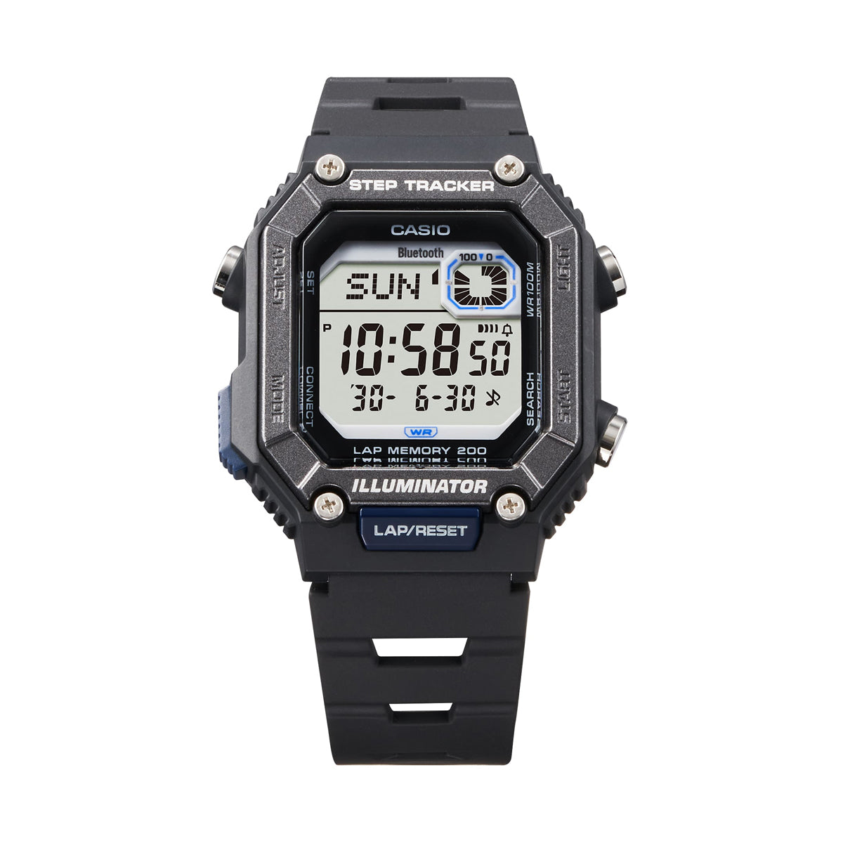 CASIO COLLECTION Mod. STEP TRACKER LAP 200 - BLACK