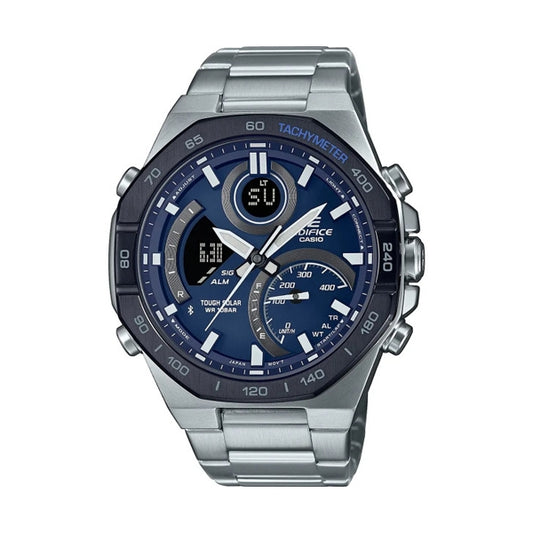 CASIO EDIFICE Mod. SPORT Tough Solar Bluetooth® wristwatch, stainless steel, water resistant 10 ATM, multifunction, in official packaging.
