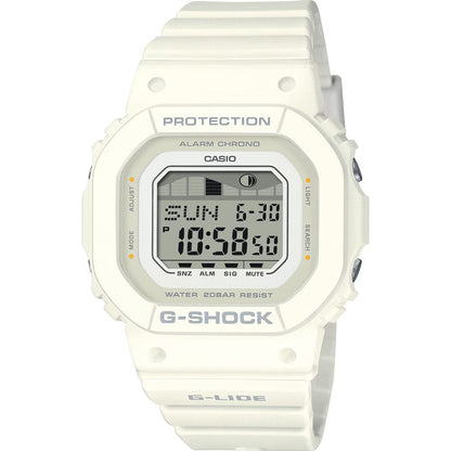 CASIO G-SHOCK Mod. G-LIDE White - SURF TIDE GRAPHS WATCHES