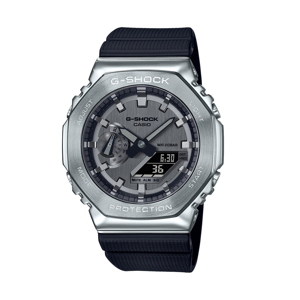 CASIO G-SHOCK Mod. G-STEEL TOUGH SOLAR Bluetooth - SILVER