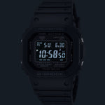 CASIO G-SHOCK Mod. THE NEW ORIGIN Multiband 6 - TOUGH SOLAR - FULL BLACK wristwatch with multifunctional dial and resin strap.