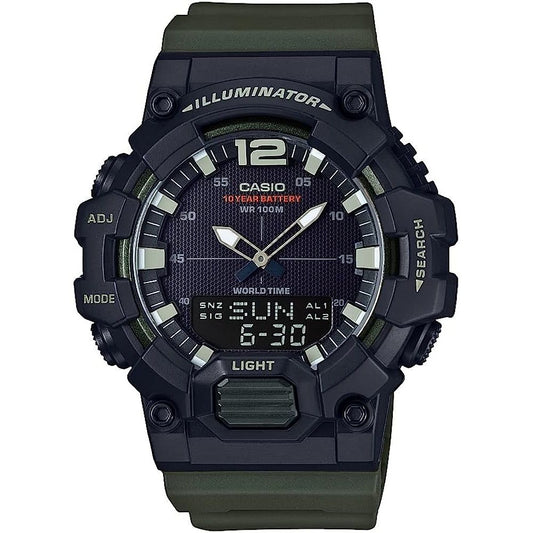 CASIO SPORT Mod. ILLUMINATOR - BLACK. ARMY GREEN