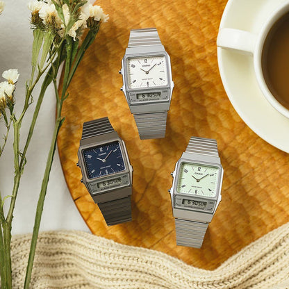 CASIO VINTAGE Mod. EDGY COLLECTION - GREEN WATCHES