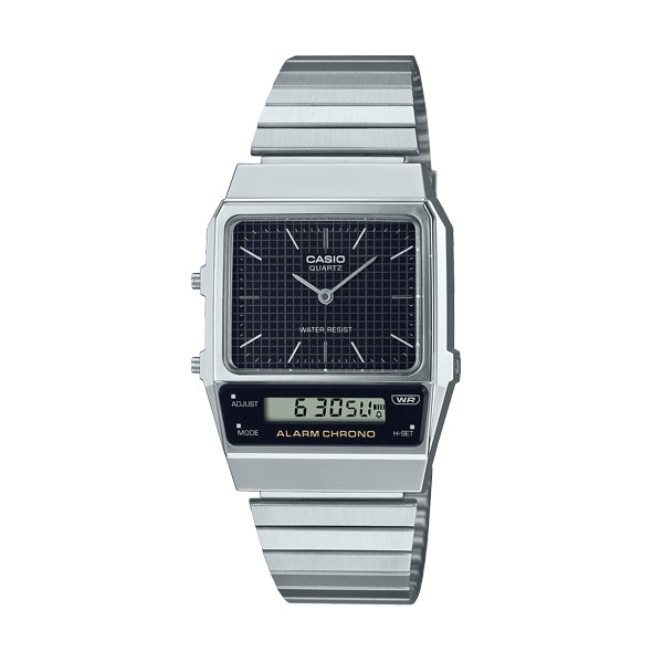 CASIO VINTAGE Mod. EDGY COLLECTION RETRO DIAL - BLACK