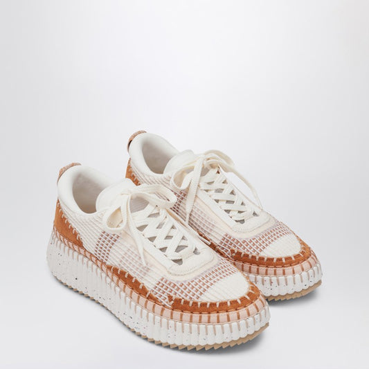 Chloé Natural Nama trainer in recycled nylon CHC22S579Y0/R_CHLOE-243_500