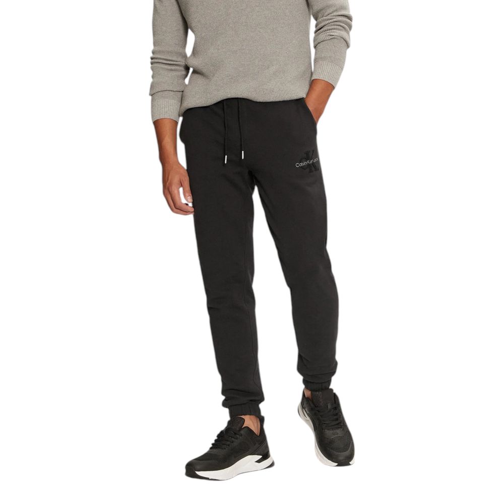 Calvin Klein Jeans Black Organic Cotton Joggers (Workout Pants)