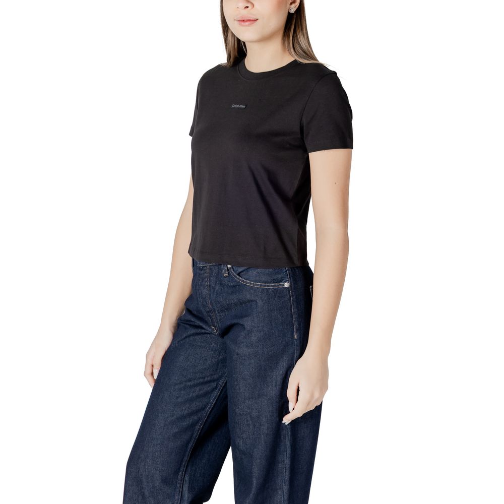 Calvin Klein Jeans Black Recycled Cotton Sportswear