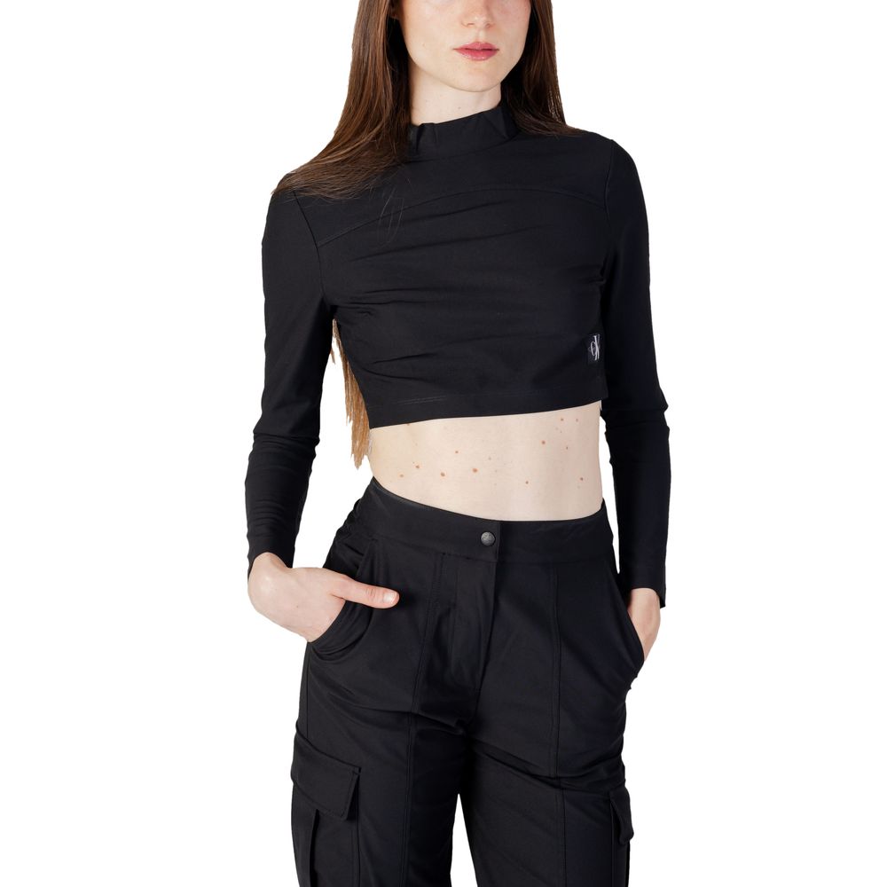 Calvin Klein Jeans Black Recycled Polyester Top