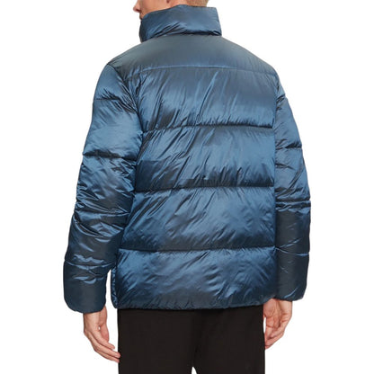 Calvin Klein Jeans Blue Recycled Polyamide Coat