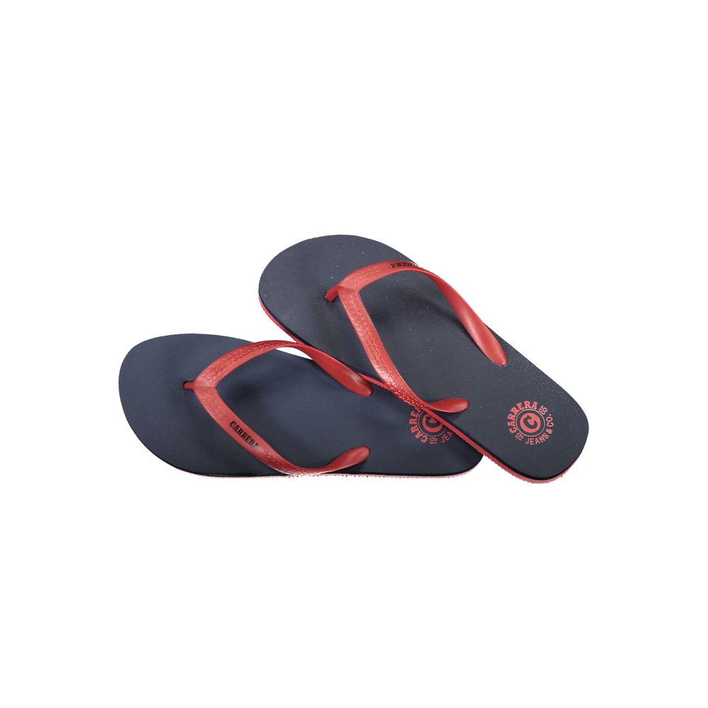 Carrera Blue Polyethylene Sandal with contrast details and logo, perfect flip flops for summer style.