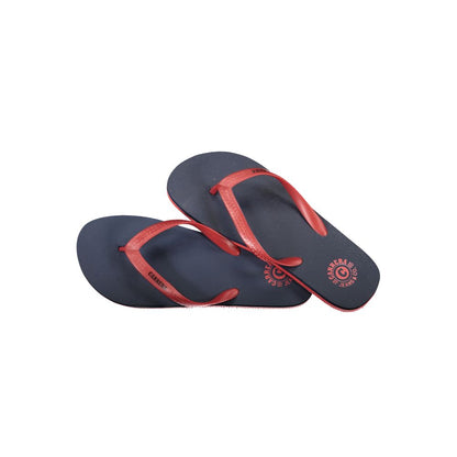 Carrera Blue Polyethylene Sandal with contrast details and logo, perfect flip flops for summer style.