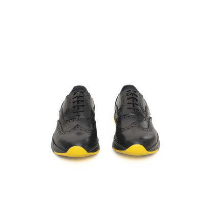 Cerruti 1881 Gray Cowhide Men's Oxford Shoe